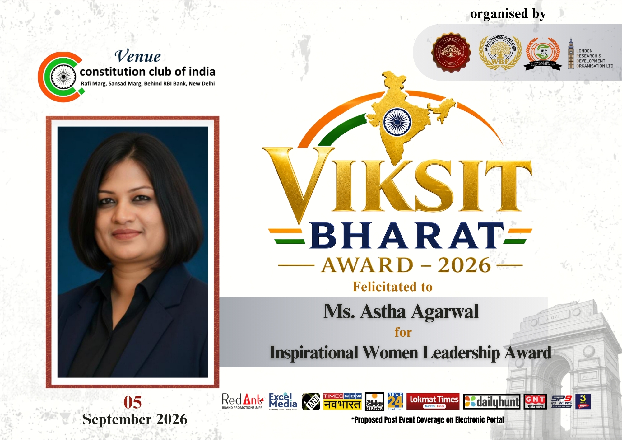 Mrs. Astha Agarwal 